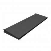 Полка 1000*300мм. С кронштейнами. Цвет: Чёрный